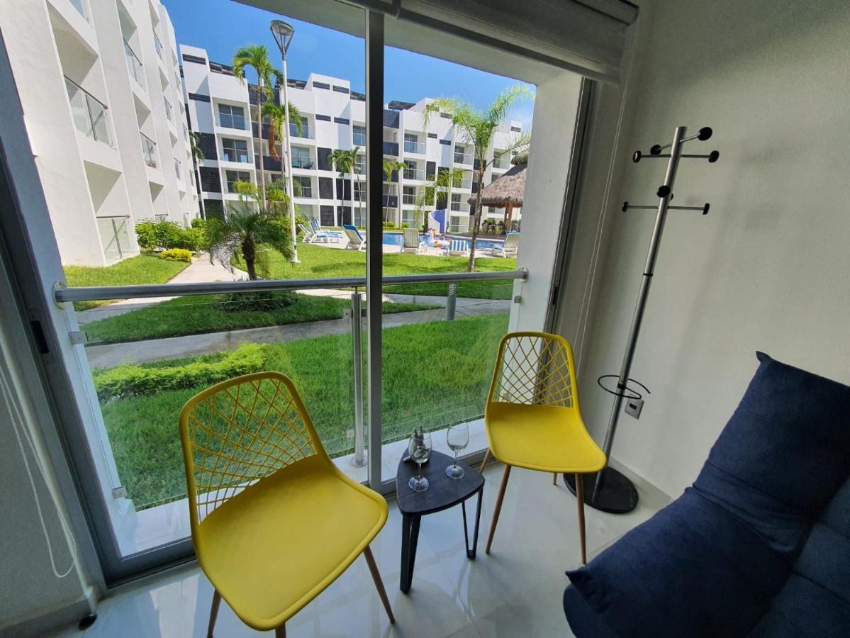 Departamento De Lujo En Manzanillo, Planta Baja Frente A La Alberca Apartment Екстериор снимка